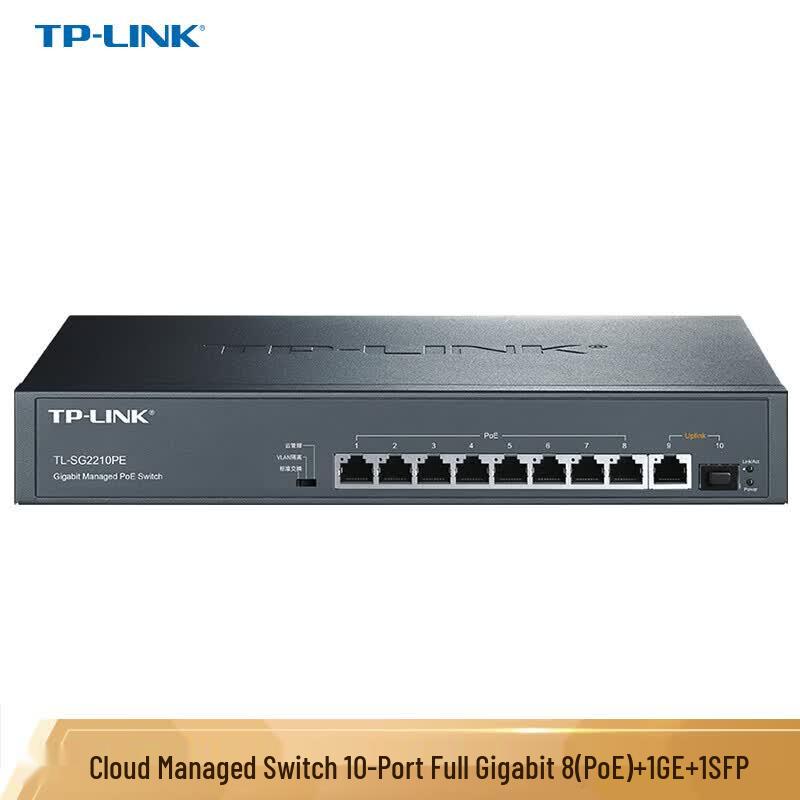 Tp-Link TL-SG2210PE 10-Port Gigabit PoE+ Web Smart Switch
