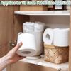 Acrylic Bathroom Shelf Set Clear Medicines Cabinet Insert with High Load Capacity for Home Office Storage