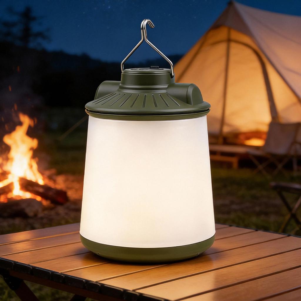 LED Hanging Camping Light Adjustable Outdoor Rechargeable Tent Light Portable Night Hanging Lamp for Indoor Emergency Lighting