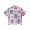 Carhartt WIP Womens S/S Verdanta Shirt White Floral Print Cuban Collar Shirt Women shirts I030049-0RZ-4G