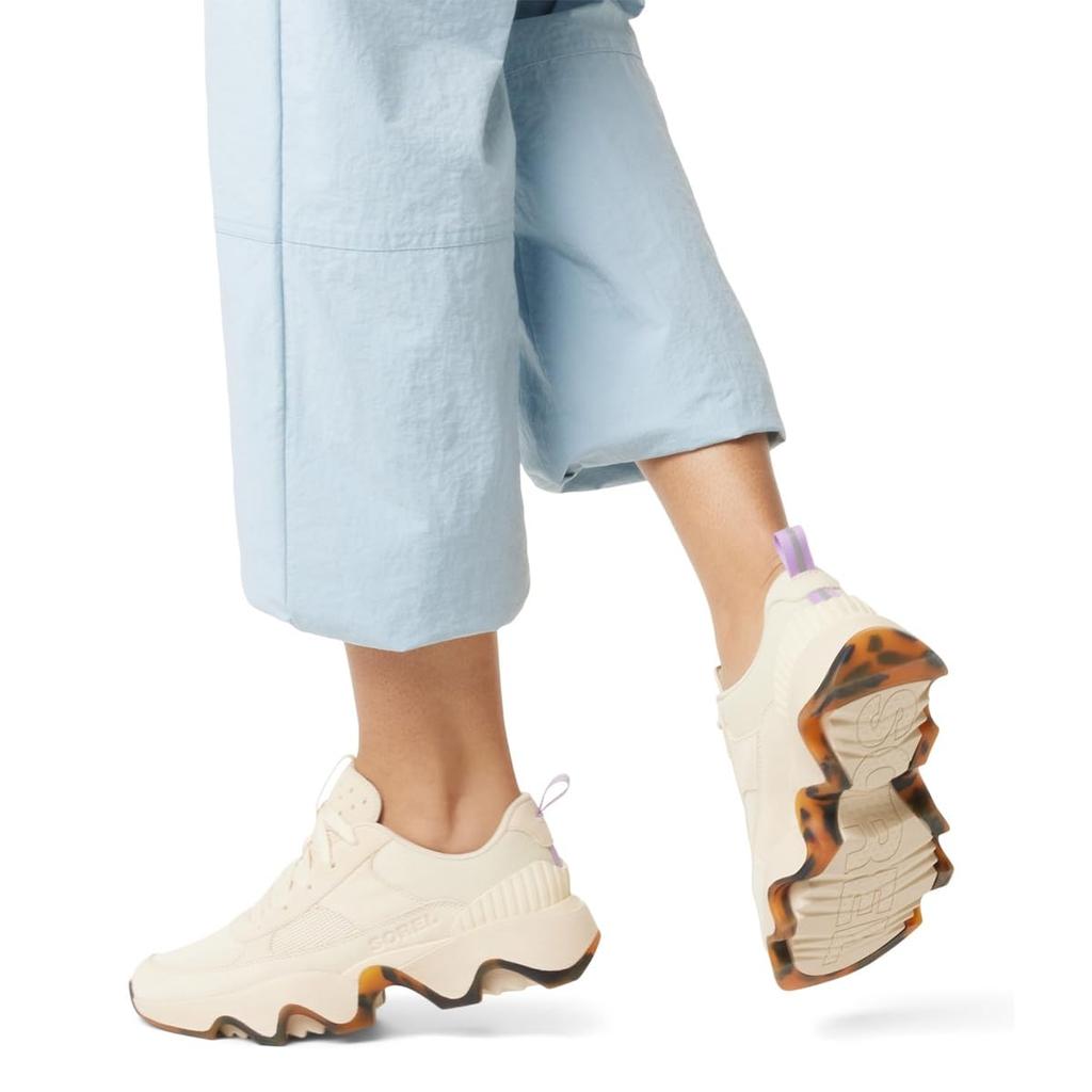 Sorel Kinetic Impact 2 Wonderlace Size Honey White and Euphoric Lilac Sneakers, Women's, NL5097, 24.5cm,