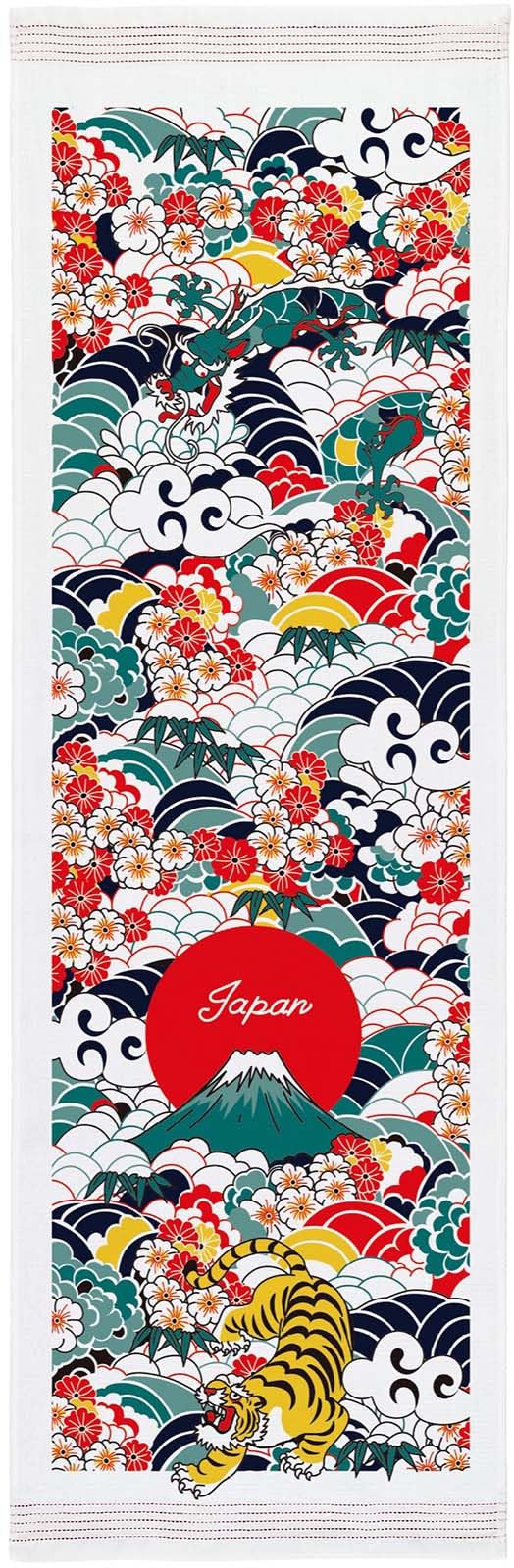 

Contex Лицо Тигр Дракон 33 x 100 Сделано в Японии Полотенце, & Дизайн, Розовый, Прибл.. см, 61618-80,