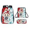 Cartoon Anime Shoulder Bag Pencil Case School Backpack For Children