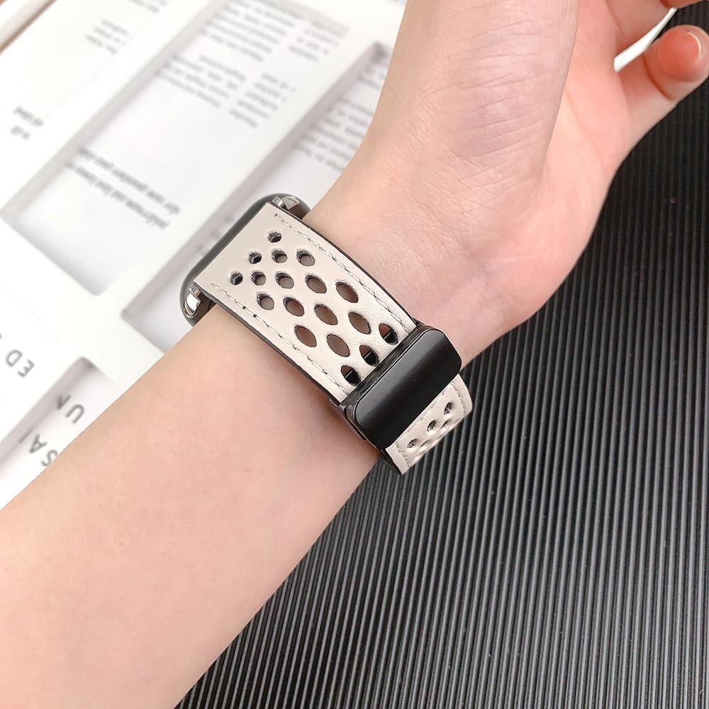 Silicone+Leather Strap For Apple Watch Ultra2 Band 49mm 45mm 41mm 40mm 44mm 42mm Magnetic Bracelet iWatch Series 9 8 7 SE 6 5 4 3