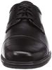 Rockport Taylor Waterproof Cap Toe Business Shoes, Men's, Black, 25.0 cm Wide
