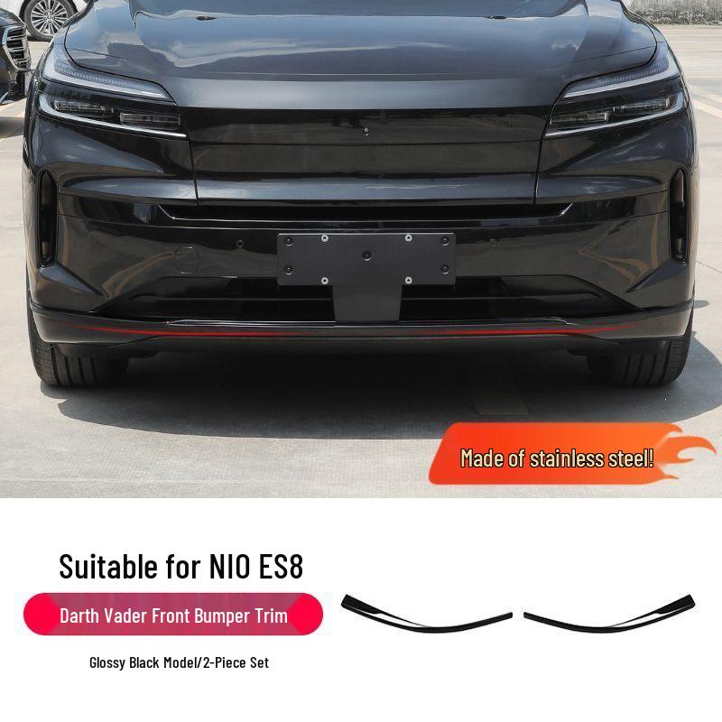 Nio ES8 Gen 3 Front/Rear Bumper Trim Kit - Black Warrior Edition 2023 Nio ES8