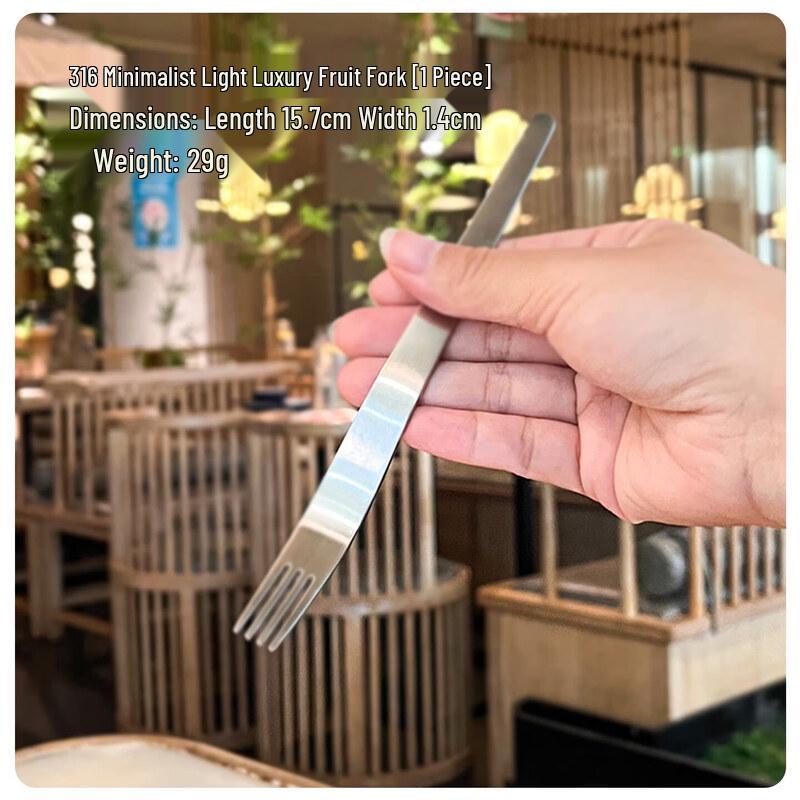 Elegant 304 Stainless Steel Fruit Fork