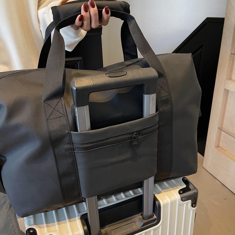 Leisure decompression portable travel bag dry and wet separation training fitness yoga bag student luggage bag can be set with tie rod