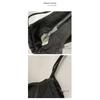 Women Vintage Pleated DenimTote Bag for Daily Commute