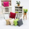 House Doll House Supplies Toys Furniture Miniature Cushions Doll Accessories Mini Dollhouse Pillows