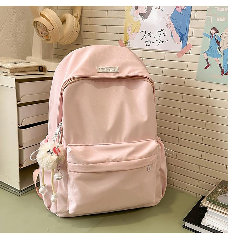 Schoolbag Japanese Ins New High-value, Fresh and Sweet Candy-colored Backpack, Lightweight and Large-capacity Backpack for Junior and Senior High