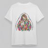 Women's Plus Size Classic T-Shirt Pastel Color Shepherd Holding Lamb Art Tee USA