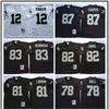 Rugby Jersey Oakland Raiders Retro Style 34 32 Embroidered Vintage Sports Fan Apparel Unisex
