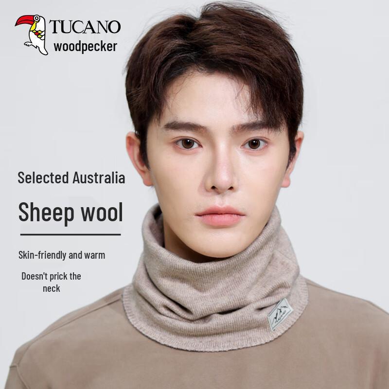 Tucano Men's Wool Neck Gaiter Scarf