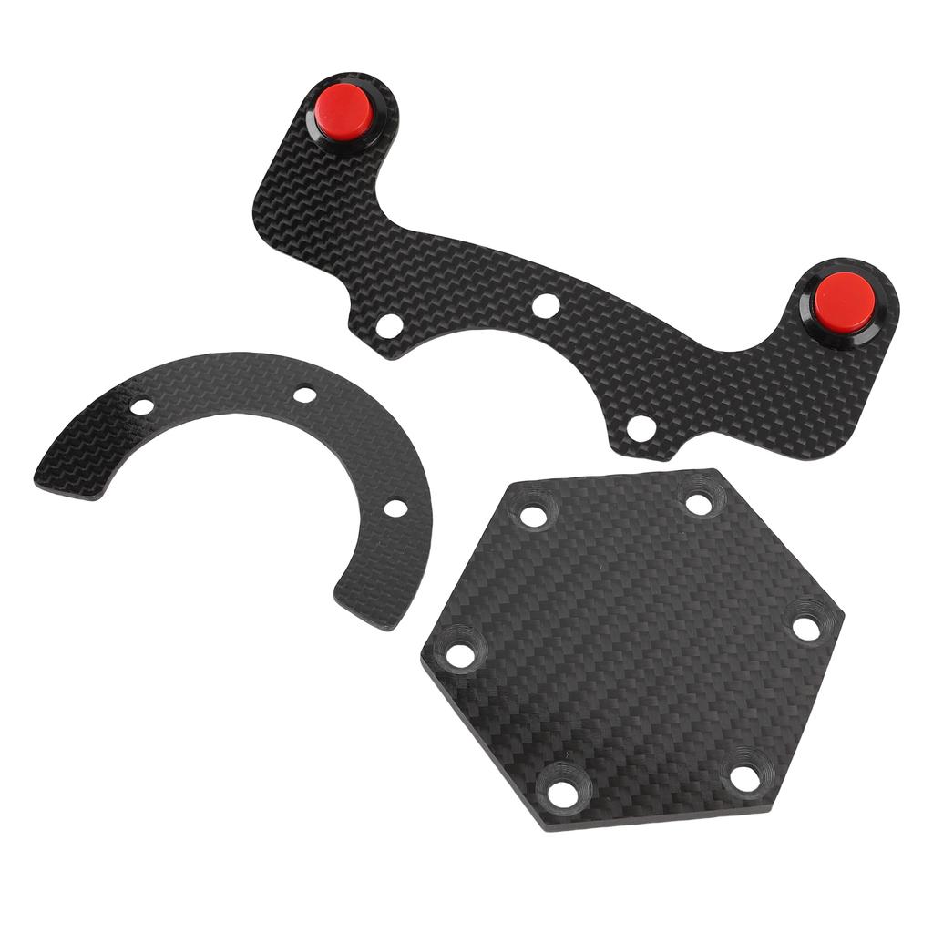 Steering Wheel Center Kit Easy Installation 6 Hole Design Abrasion Proof Steering Wheel Horn Cover Kit for Car Maintenance