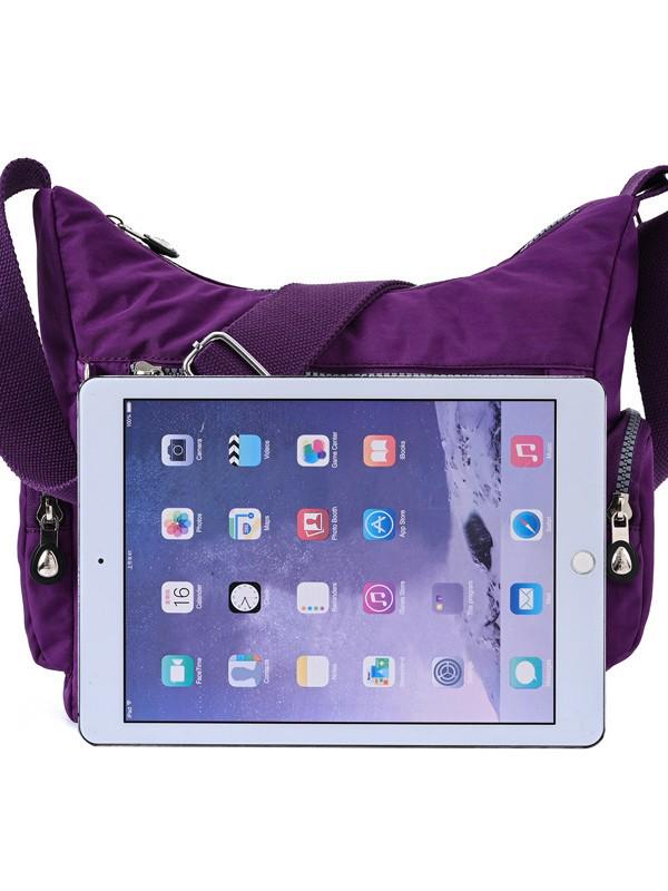 Borsa a tracolla da donna in nylon di grande capacità - Elegante e versatile
