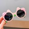 Kids' Adorable Kitty Cat Sunglasses with Bow and UV Protection