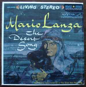 

LP Record MARIO LANZA Desert Song LSC2440 RCA VICTOR RED US Classical Used