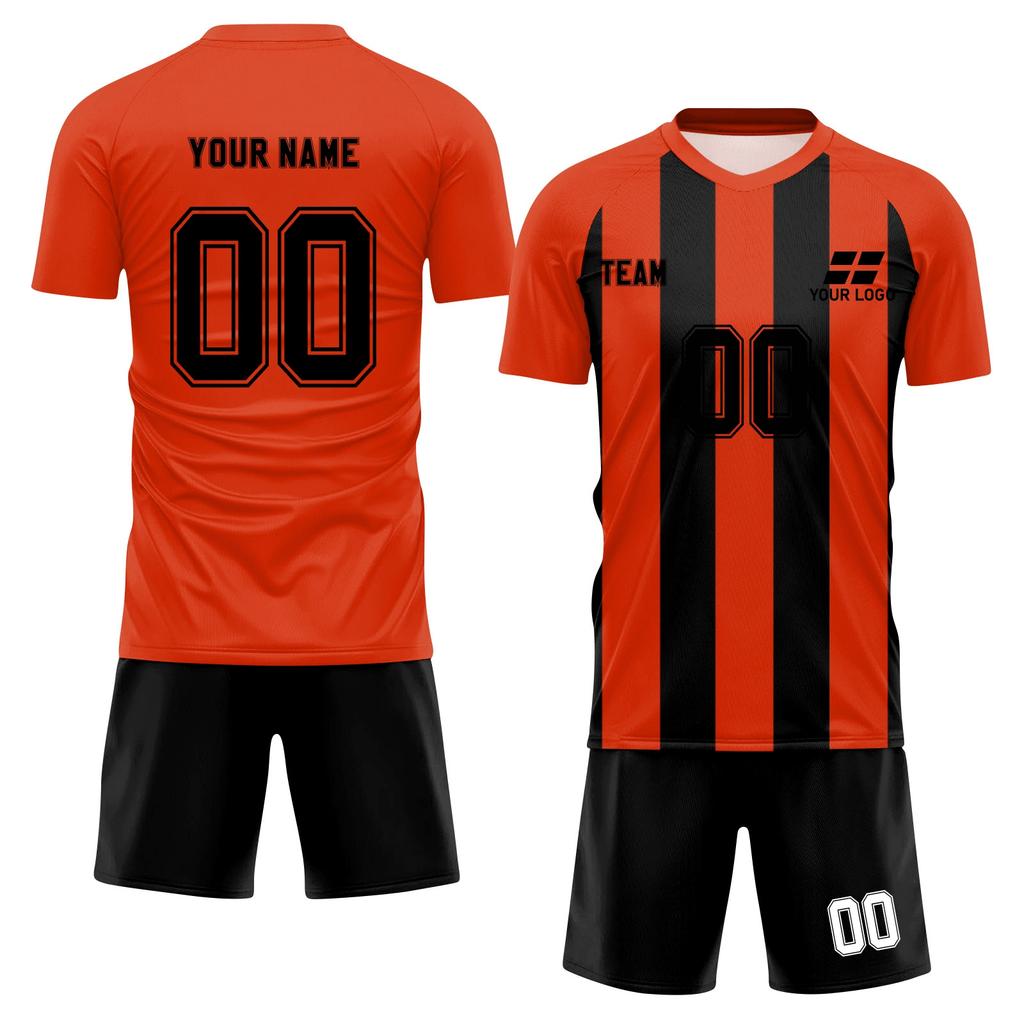 Personalised Shirts Kit Mens Girls With Name Number Custom Football Jerseys For Boys Training Suit