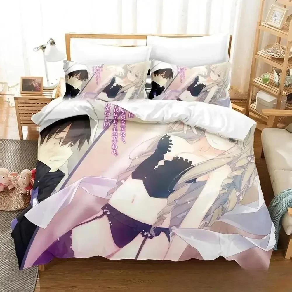 3D Anime Unbreakable Machine-Doll Bedding Set Duvet Cover Bed Set Quilt Cover Pillowcase Comforter King Queen Size Boys Adult