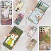 Japanese Cat Culture Aesthetic Art Cell Phone Case for Samsung Galaxy S26 Ultra S25 S24 S23 S22 S21 S20 Note10 Cover