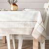 Astra White Tablecloth with Embroidery In Ornaments 140X180 Cm