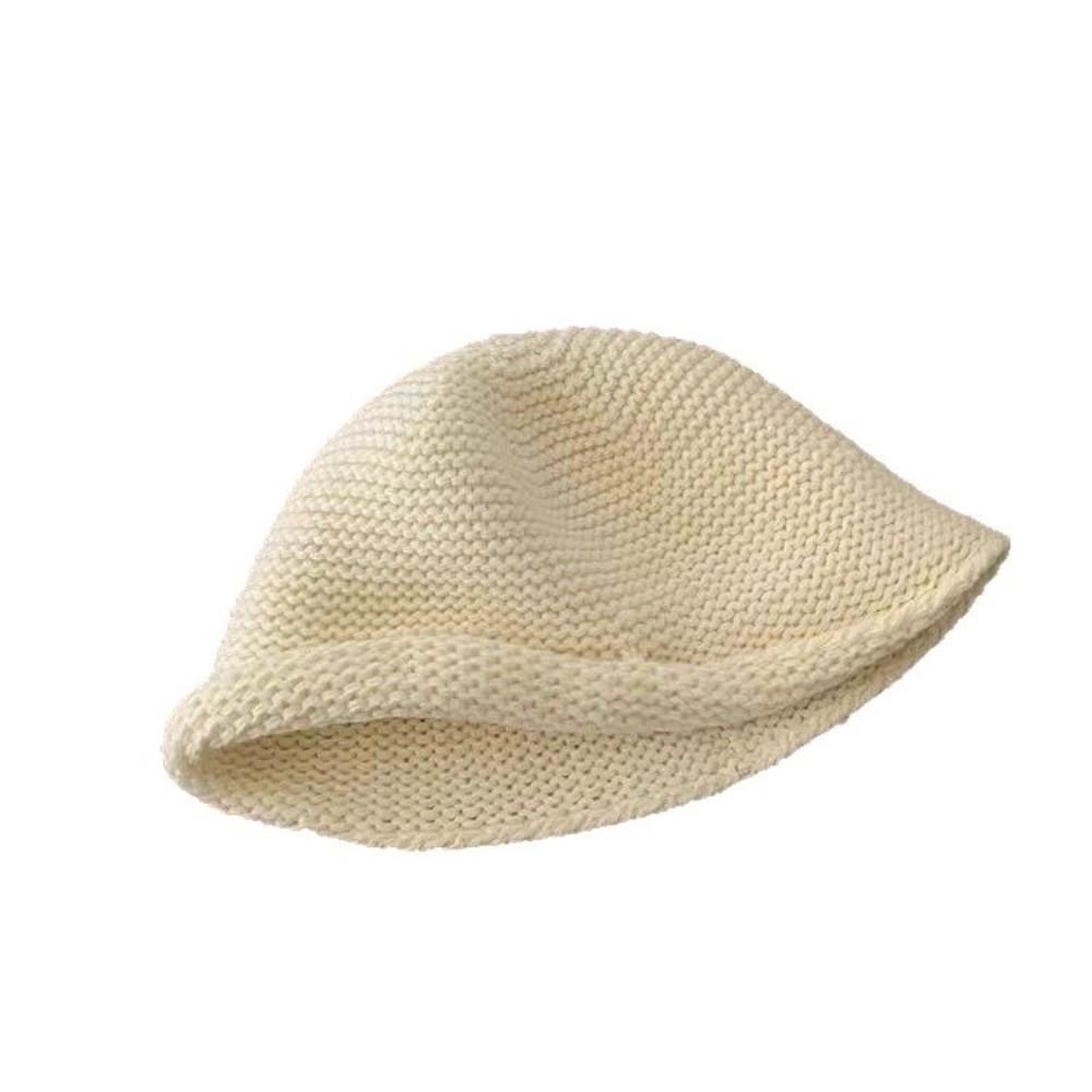 Coarse Knit Knit Fisherman Hat Ear-Protecting Winter Hat Fashion Basin Cap  Autumn and Winter