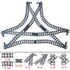 Creative Expert Ideas City Train Single Slip Switch R40 Crossings Rails Tracks Bricks Building Blocks DIY Toys Kids Gift