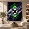 Decorative Tapestry,Borussia Mönchengladbach Printed Wall Art, Lightweight Wall Hanging For Bedroom Background