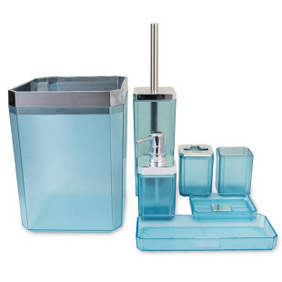 Bathroom Accessories Set: 6-Piece Oral Care and Toothbrush Holder Kit