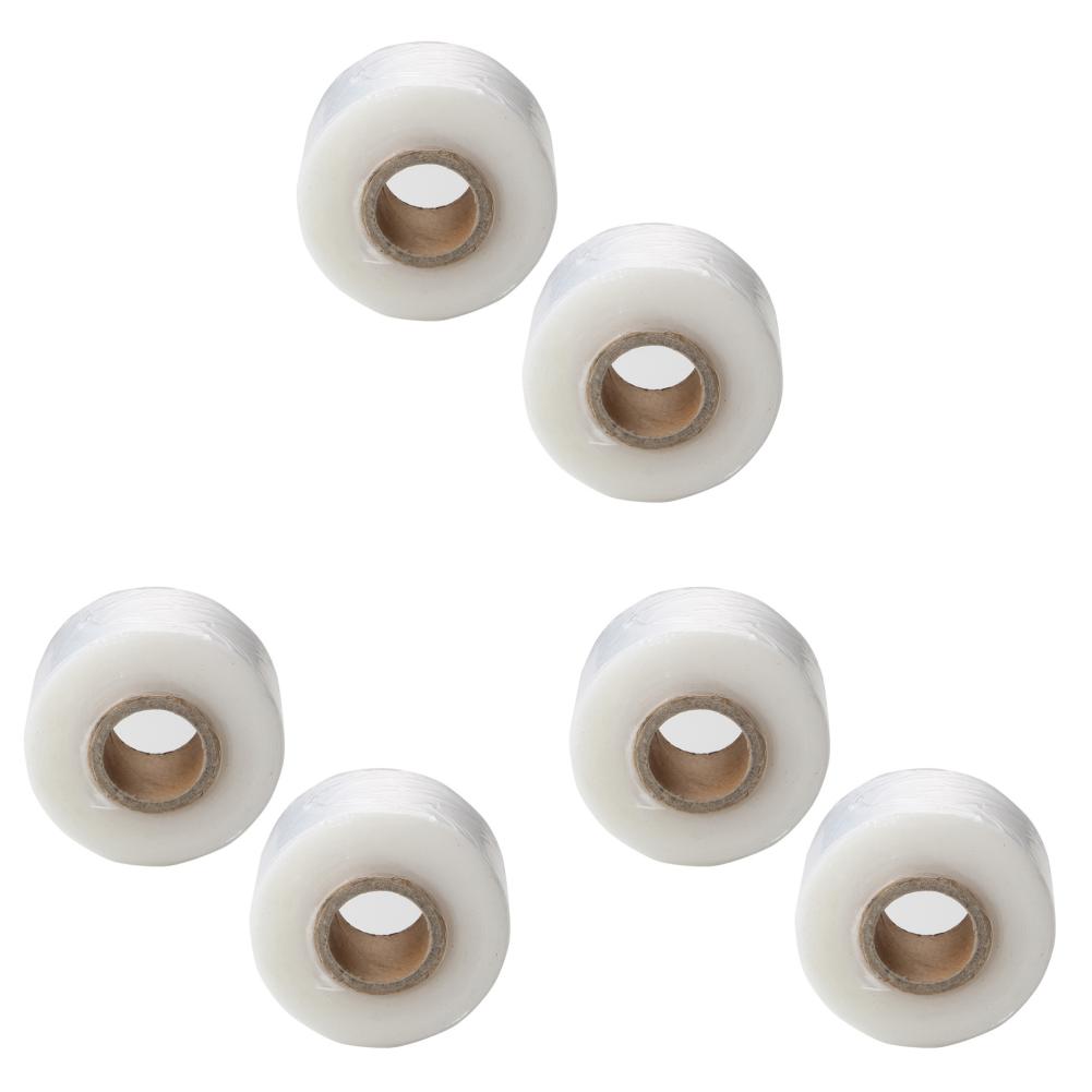 

6PCS 120m PE Grafting Tape Film Self-adhesive Garden Tree Plants Seedlings Vine Tomato Grafting Accessories Stretchable 3cmWidth