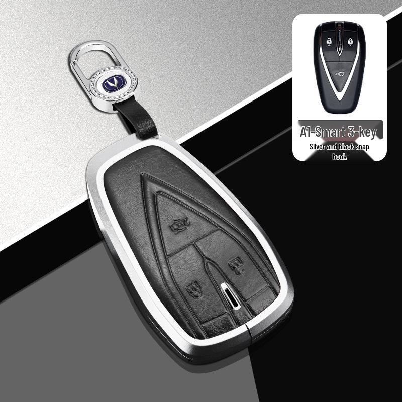 Changan Car Key Cover for Third Gen CS75 Plus, Yidong Plus, CS55, and CS35 Plus