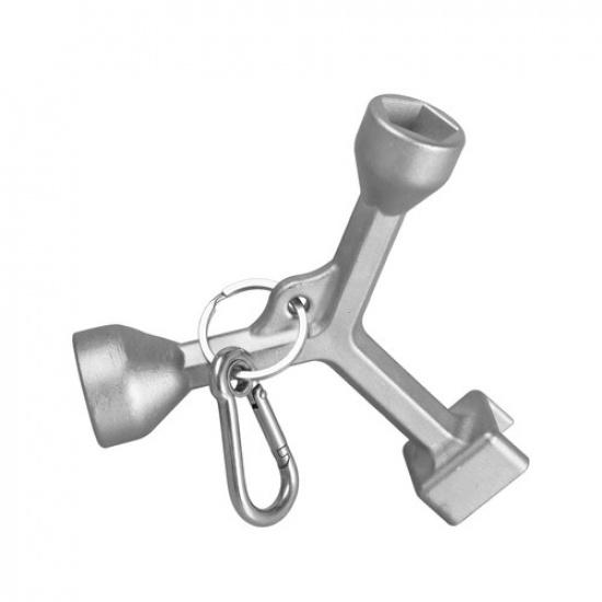 1Pcs Meter Curb Box Key Wrench for Meter Pit Lids with Standard Pentagon Bolts