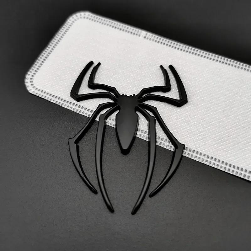 3D Metall Universal Spinnenform Autoaufkleber Heckstoßstange Plakette Emblem Außendekor Zubehör Amagi