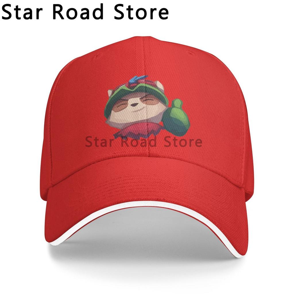 Funny Teemo Print logo Unisex Baseball Caps Peaked Cap League of Legends Game Sun Shade Hats for Unisex Women
