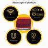 LED Wireless Trailer Lights Magnetic Trailer Lamp Tail Lights for Truck Vehicle Rechargeable Towing Light Kit