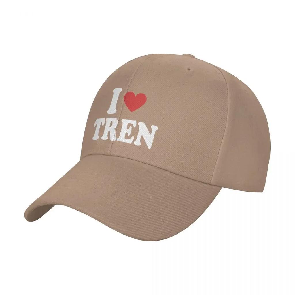 Ich liebe Tren Baseballkappe Golfhut Unisex Golf benutzerdefinierte Kappen Trucker-Kappe Kappen für Unisex Damen