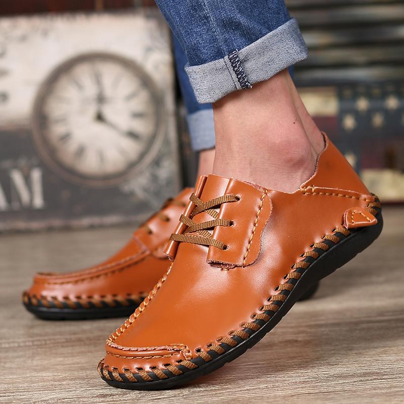 38-50 Men's Large Size Dress Shoes Casual Men's Driving Car Shoes