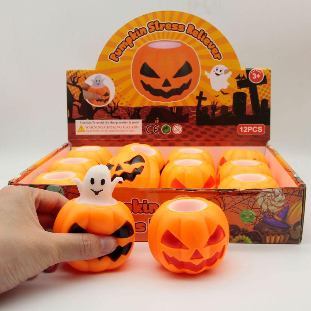 Kids Toys Anti Stress Squeeze Ball Halloween Party Decorations Decompression Toys DIY Home Supplies