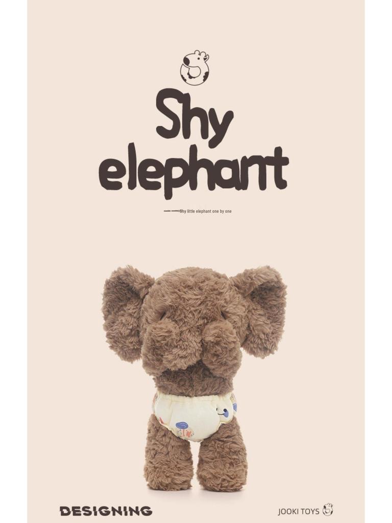 Charming New Year Elephant Plush Toy - Cute Sleeping Pillow, Stuffed Animal Doll, Ideal Birthday Gift for Girls