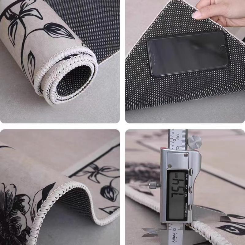 Simple Computer Chair Mat Study Tables Floor Carpet Non-slip Modern Rugs for Bedroom Home Decoration Hall Doorway Mats alfombras