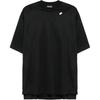 Ss25 Pullover Solid Color Round Neck Loose Fit Short Sleeve T-Shirt Men Tops Black EM001035-AF13747-UC001