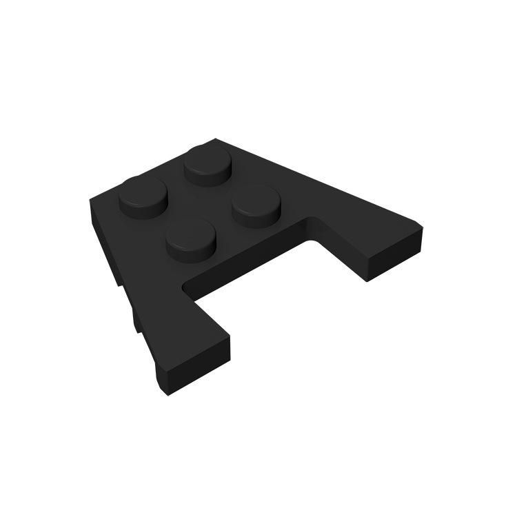 50pcs Compatible MOC Brick Parts 90194 48183 Wedge Plate 3 X 4 Building Block Particle DIY Assmble Kid Puzzle Brain Toy Gift