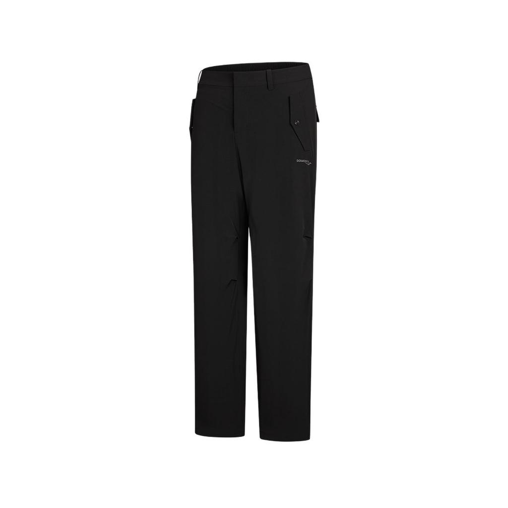 Saucony Star Trail Roaming Woven Zipper Simple Solid Color Casual Pants Women pants SR1269WP51L-BK001