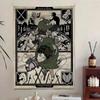 Attack On Titan Anime Decor Tapestry Levi Ackerman Survey Corps Themed Wall Hanging Decorative Wall Cloth For Room Decor