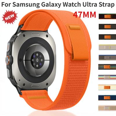 Trail Loop Strap for Samsung Galaxy Watch Ultra 47mm Nylon Bracelet Wristband for Galaxy Watch 8 Ultra 47mm  Breathable Belt