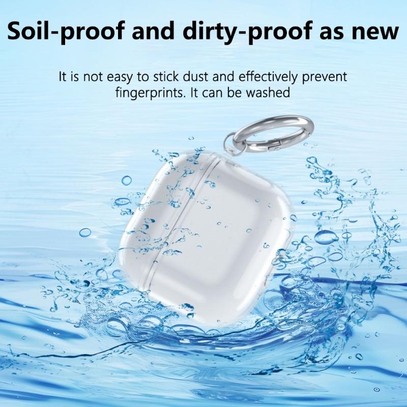 Transparents Earbud Case Scratch Resistant Silicone Protections Sleeve for