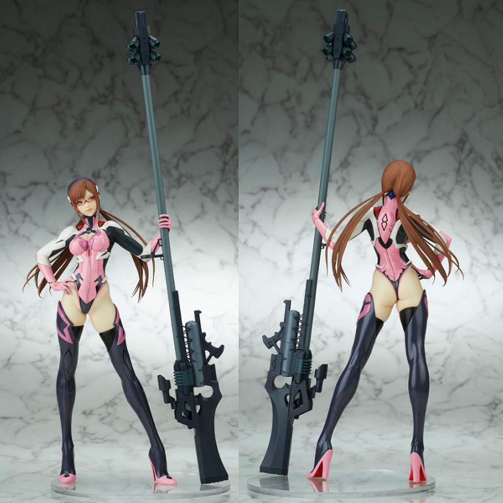 Shunya Yamashita x Mitsumasa Yoshizawa Evangelion New Theatrical Version Mari Makinami Illustrious Figurină Completă Pictată Scară Nespecificată