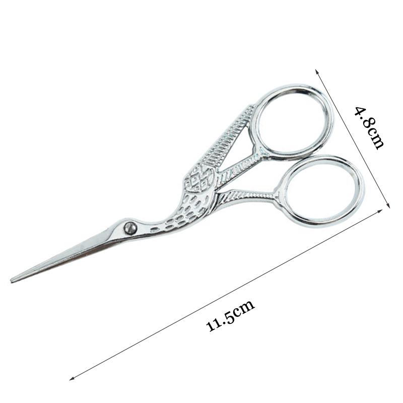 Peacock Stork Vintage Sewing Needlework Color Scissors Tailor Embroidery Scissor Crafts DIY Tailoring Fabric Cloth