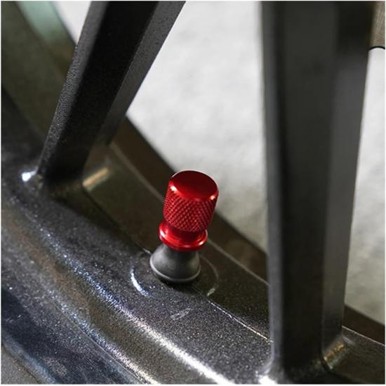 

Compatible with ZX-6R ZX 6 R 6R ZX6R 2009-2024 2025 Motorcycle Accessories CNC Vehicle Wheel Tire Valve Stem Caps Dust Covers(Red) чёрный